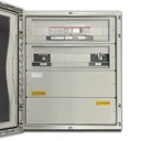 LED Italia Quadro Elettrico Fotovoltaico AC Trifase 50kW 100A 400V IP66, 96 x Moduli, Differenziale Tarabile