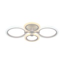 Lampadario LED a Plafone con Telecomando 45W dal Design Moderno e Fascio Luminoso 360° Colore Bianco 600x400x100mm Dimmerabile CCT 3in1 23394