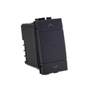 Pulsante Modulo Tapparelle Connesso Smart WIFI Tuya Per Tende Persiane Compatibile Bticino Living Colore Nero