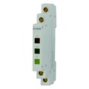 Indicatore Luminoso Modulare Con 3 Fase L1 L2 L3 230V, Occupa Mezzo Modulo DIN, Lampada Spia Led Segnalazione 