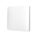 Interruttore RF Wireless Telecomando Senza Batteria 1 Tasto RF 433MHz Generatore Corrente Automatico 1 Tasto Quadrato Per Scatola 502 IP20 Bianco