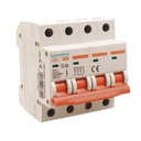 A2ZWORLD MCB Interruttore Magnetotermico Automatico Curva B 4P 4M 6000A AC 400V IP20 SB6L, Corrente Disponibili 10A 16A 20A 25A 32A 40A 50A 63A 