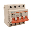 A2ZWORLD MCB Interruttore Magnetotermico Automatico Curva B 4P 4M 6000A B10A AC 400V IP20 IEC60898-1 SB6L