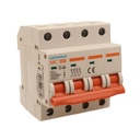 A2ZWORLD MCB Interruttore Magnetotermico Automatico Curva B 4P 4M 6000A B40A AC 400V IP20 IEC60898-1 SB6L