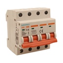 A2ZWORLD MCB Interruttore Magnetotermico Automatico Curva B 4P 4M 6000A B63A AC 400V IP20 IEC60898-1 SB6L