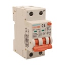 RCBO Interruttore Magnetotermico Differenziale Con Doppia Leva Tipo A Curva B 2P 2M 6000A 30mA, Diagnostica Visiva, B10A AC 230V IP20 IEC61009-1 PL8M2