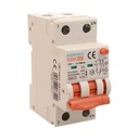 A2ZWORLD RCBO Interruttore Magnetotermico Differenziale Con Doppia Leva Tipo A Curva B 2P 2M 6000A 300mA, Diagnostica Visiva, B40A  AC 230V IP20 IEC61009-1 PL8M2