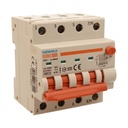 RCBO Interruttore Magnetotermico Differenziale Con Doppia Leva Tipo A Curva B 4P 4M 6000A 30mA, Diagnostica Visiva, B20A  AC 400V IP20 IEC61009-1 PL8M4 4P