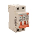 A2ZWORLD RCBO Interruttore Magnetotermico Differenziale Con Doppia Leva Tipo A Curva C 2P 2M 6000A 30mA, Diagnostica Visiva, C6A  AC 230V IP20 IEC61009-1 PL8M2 GB65306
