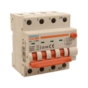 A2ZWORLD RCBO Interruttore Magnetotermico Differenziale Con Doppia Leva Tipo A Curva C 4P 4M 6000A 30mA, Diagnostica Visiva, C20A  AC 400V IP20 IEC61009-1 PL8M4 4P GB66320