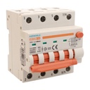 A2ZWORLD RCBO Interruttore Magnetotermico Differenziale Con Doppia Leva Tipo A Curva C 4P 4M 6000A 300mA, Diagnostica Visiva, C16A  AC 400V IP20 IEC61009-1 PL8M4 4P GB66616