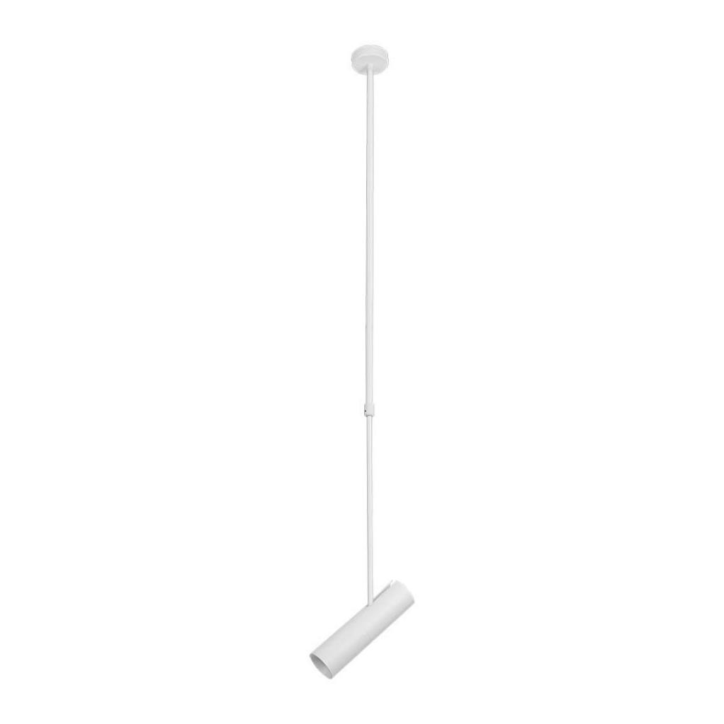 Lampada a Sospensione Attacco GU10 Struttura Telescopica Rigida Regolabile 830mm*1170mm Dimensioni spot :60*220MM Bianco SKU-7574