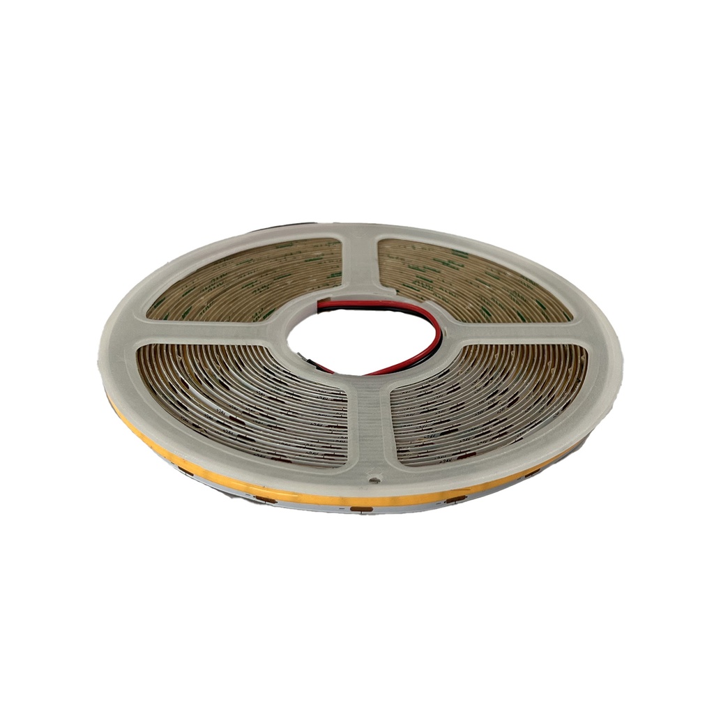 24V Striscia Led COB 11W/M Bianco Caldo 3000K Da 10 Metri 480LED/M 743LM/M CRI≥90 W8*H1.5mm IP20 (copia)