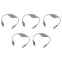 5 Pezzi Alimentatore Raddrizzatore Adattatore 8A Con Cavo Per Striscia Led COB 220V IP65 SL22011