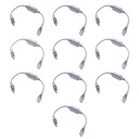 10 Pezzi Alimentatore Raddrizzatore 6A con Cavo per Striscia Led COB 220V IP65