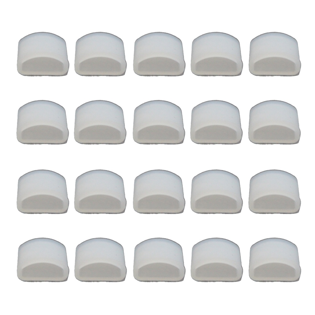 10 Pezzi Tappo di Chiusura Termine In Coda Per Striscia Led COB 220V IP65 SL22011