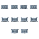 10 Pezzi Connettore Trasparente Invisibile 8mm 2 PIN per Unire 2 Strisce LED COB