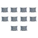 10 Pezzi Connettore Trasparente Invisibile 10mm RGB 4 PIN per Unire 2 Strisce LED