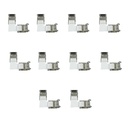 10 Pezzi Connettore Trasparente Invisibile 10mm Angolare 90° 2 PIN Per Unire In Angolo 2 Striscie Led Smd COB con Passo da 10mm Senza Saldare (copia)