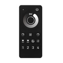 Telecomando RF 2.4G per Centralina Controller Dimmer Mono Colore 3V con Pile AAA (Escluso) 1 Canale Dimmer CLC101W Nero