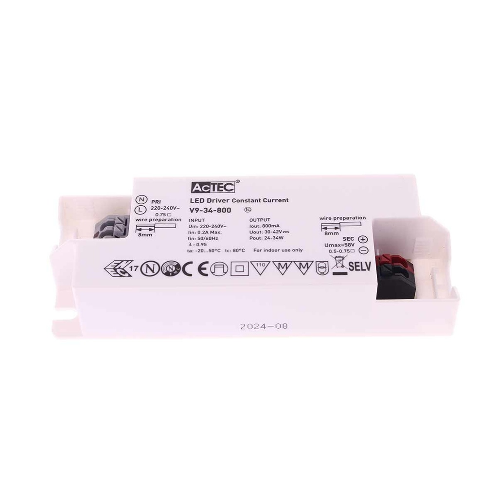Led Driver CC Corrente Costante 800mA 30V-42VDC Per Alimentare Led Max 34W CC4462