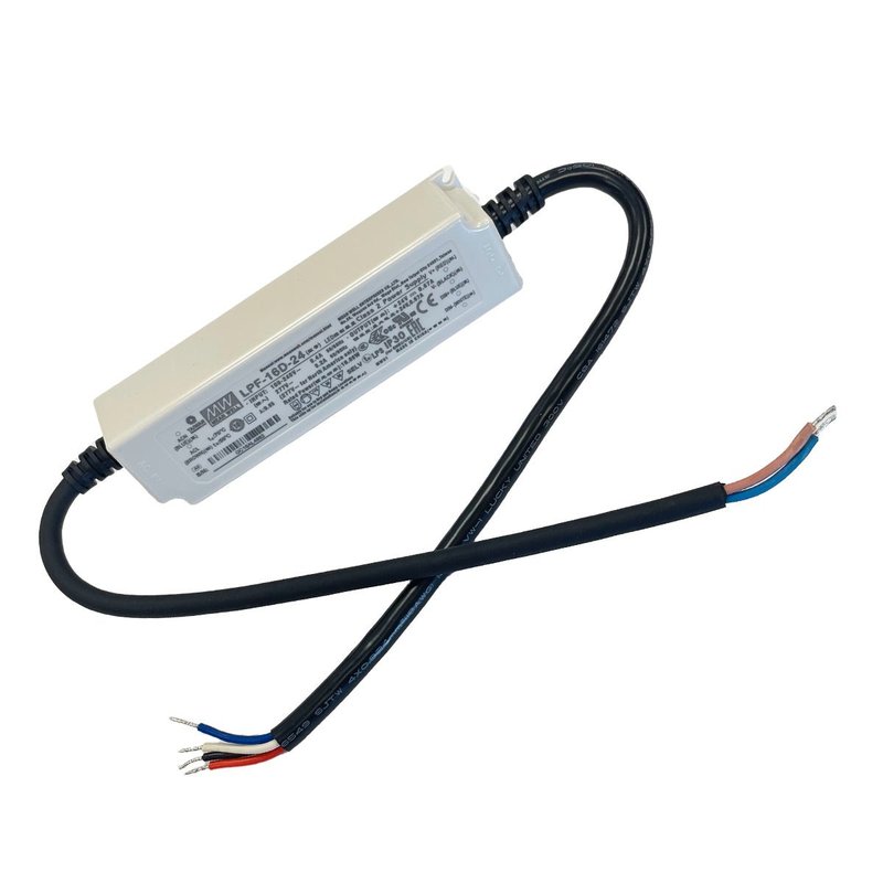 MW MEAN WELL LPF-16D-24 Alimentatore Led Driver CC CV 24V 0,67A 16W IP67 Input 220V e 110V Dimmerabile 3 In 1