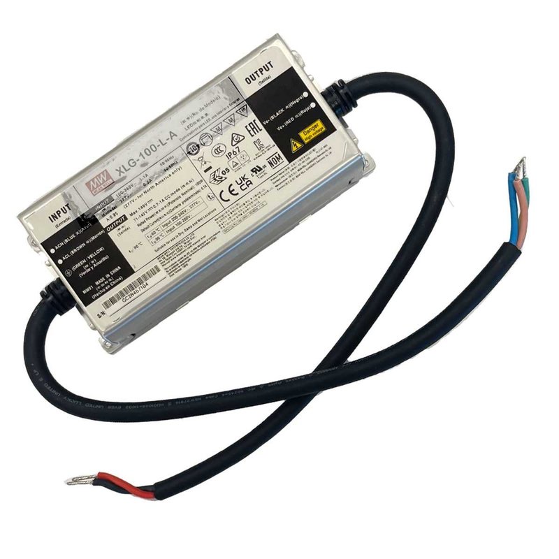 MW MEAN WELL XLG-100-L-A Led Driver Corrente Costante 700mA 71-142V 100W IP67 Input 220V e 110V