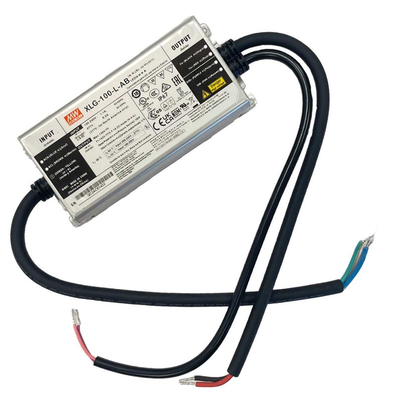 MW MEAN WELL XLG-100-L-AB Led Driver Corrente Costante 700mA 71-142V 100W IP67 Dimmerabile 3 In 1