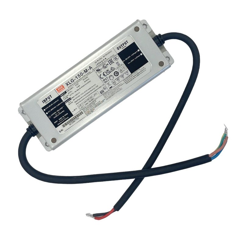 MW MEAN WELL XLG-150-M-A Led Driver Corrente Costante 1400mA 60-107V 150W IP67 Input 220V e 110V