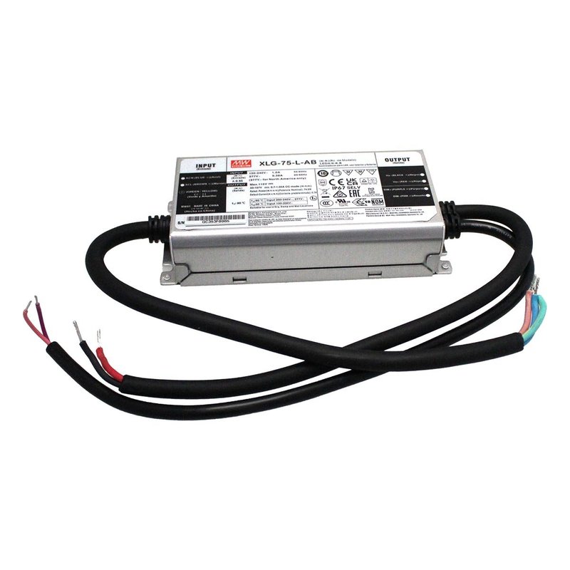 MW MEAN WELL XLG-75-L-AB Led Driver Corrente Costante 700mA 53-107V 75W IP67 Dimmerabile 3 In 1