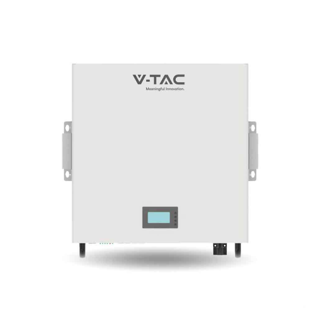 Batteria accumulo LiFePO4 5,12 kWh 51,2V 100Ah con BMS per inverter fotovoltaici