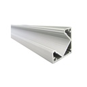 3 Metri Profilo Canalina Barra Alluminio LED Anodizzato Angolare Corner Curva 90° per Strip LED fino 12mm