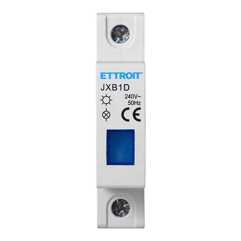 [JXB1D-19] Indicatore Luminoso Modulare 230V Blu Occupa 1 Modulo DIN Lampada Spia Led Segnalazione