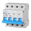 Interruttore Magnetotermico Automatico 4P 10A 6000A 220V 380V Salvavita Stotz Occupa 4 Moduli DIN
