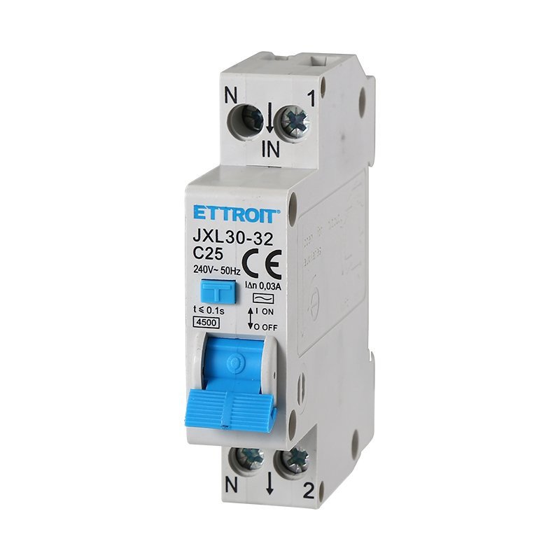 Interruttore Magnetotermico Differenziale 1P+N 25A C25 4.5kA 30mA 220V Occupa 1 Modulo DIN
