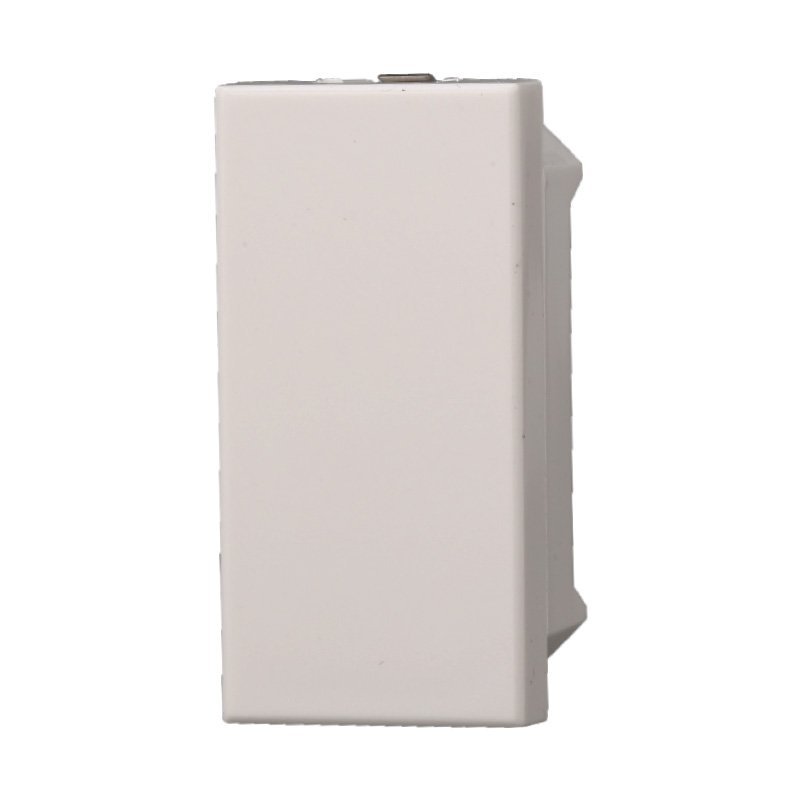 [BAB0100] Serie Civile ETTROIT Bianco Compatibile Con Bticino Axolute (Copriforo Copritasto)