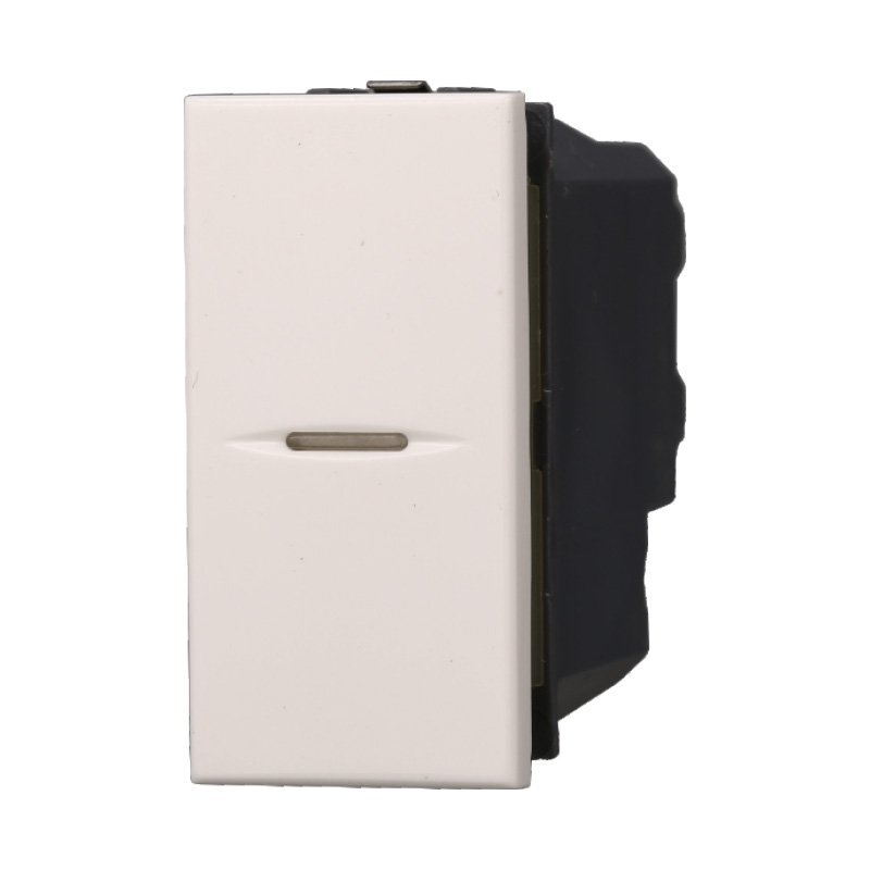 Invertitore Assiale 1P 16A Colore Bianco Compatibile Con Bticino Axolute