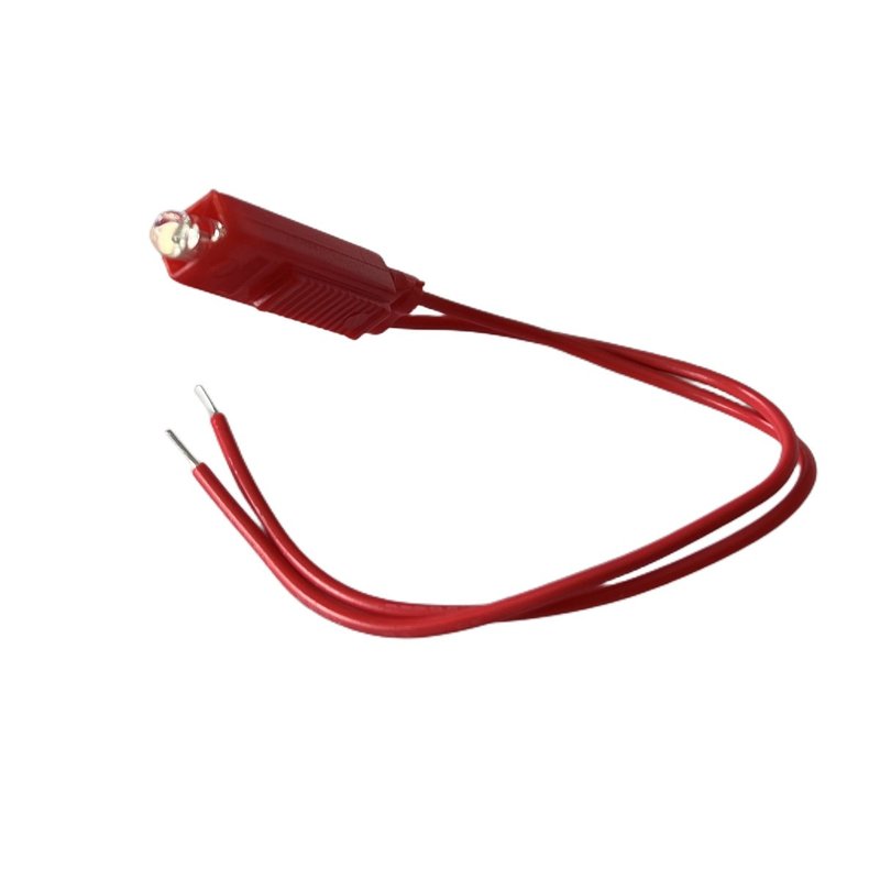 [BAN2916] Lampada Led 220V 0.5W Compatibile Con Bticino Living Now e Bticino Axolute, Disponibili Rosso Blu Verde Bianco Giallo (Rosso)