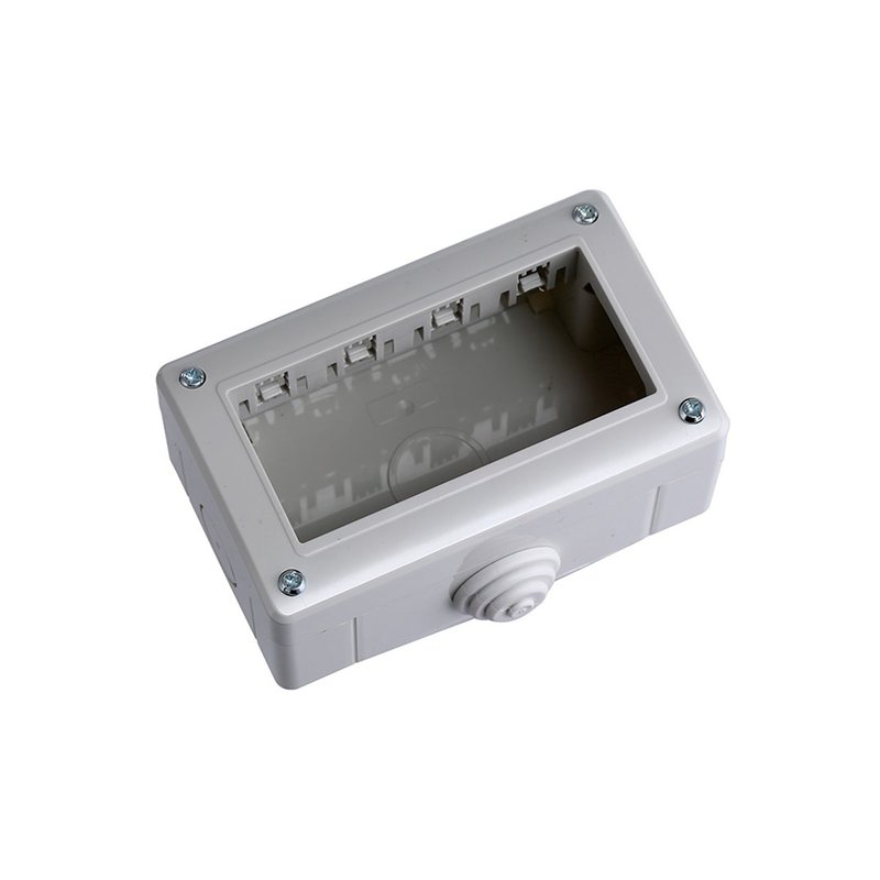 Custodia 4P IP40 Scatola Porta Frutti Da Esterno 504 4 Posti Moduli Compatibile Con Bticino Matix