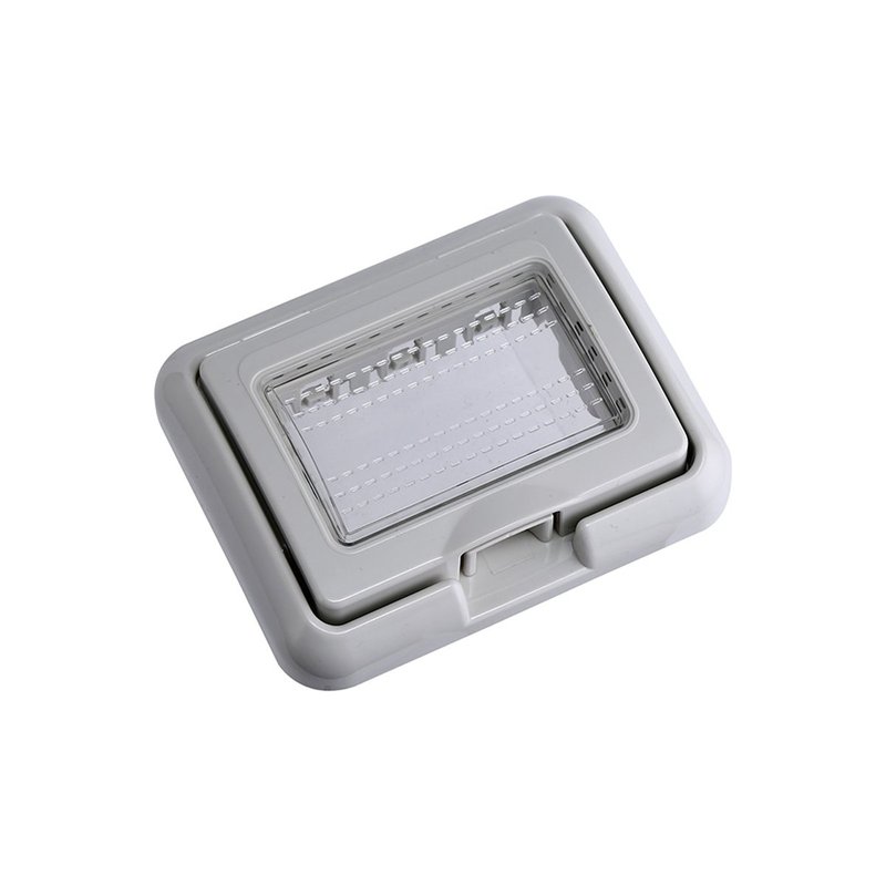 Placca con Coperchio 3P Supporto Stango Idrobox IP55 Compatibile Con Bticino Matix