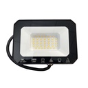 Faro Led Flood Slim 30W 2850 Lumen Bianco Neutro 4200K 90LM/W AC 220V 50Hz Nero IP65