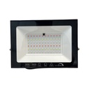 Faro Led Flood Slim RGB Con Telecomando 50W 2600 Lumen RGB AC 220V 50Hz Nero IP65