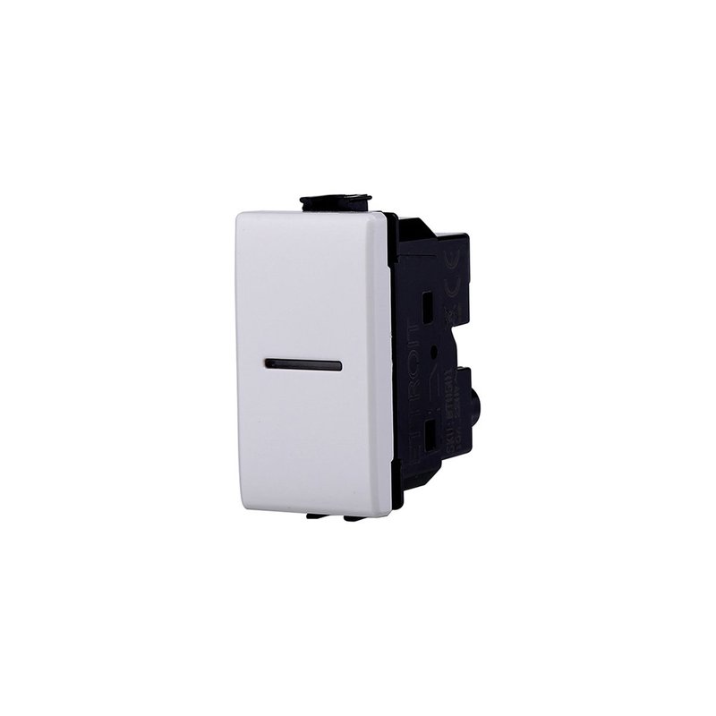 Pulsante Assiale 1P 16A Bianco Compatibile Con Bticino Matix