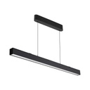 PRO Plafoniera LED Chip Samsung a Sospensione 40W Lineare Colore Nero 120cm 3in1 Colore della Luce SKU 10468