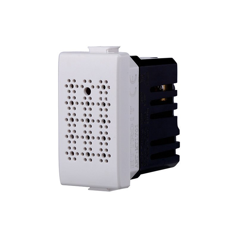 ETTROIT Sensore Acustico 220V Timer Colore Bianco Compatibile Con Bticino Matix