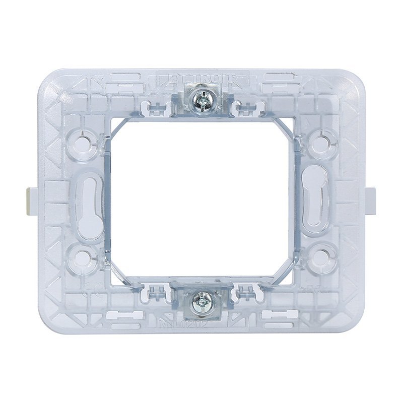 ETTROIT Supporto 2P Serie Solar 2 Posti Compatibile Con Bticino Matix