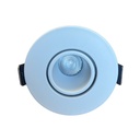Mini Faretto Led Da Incasso Rotondo, Carcassa Bianca 4000K, 5W 360LM 220V, Ø60*53mm, Foro 45mm, Angolo 24° IP20