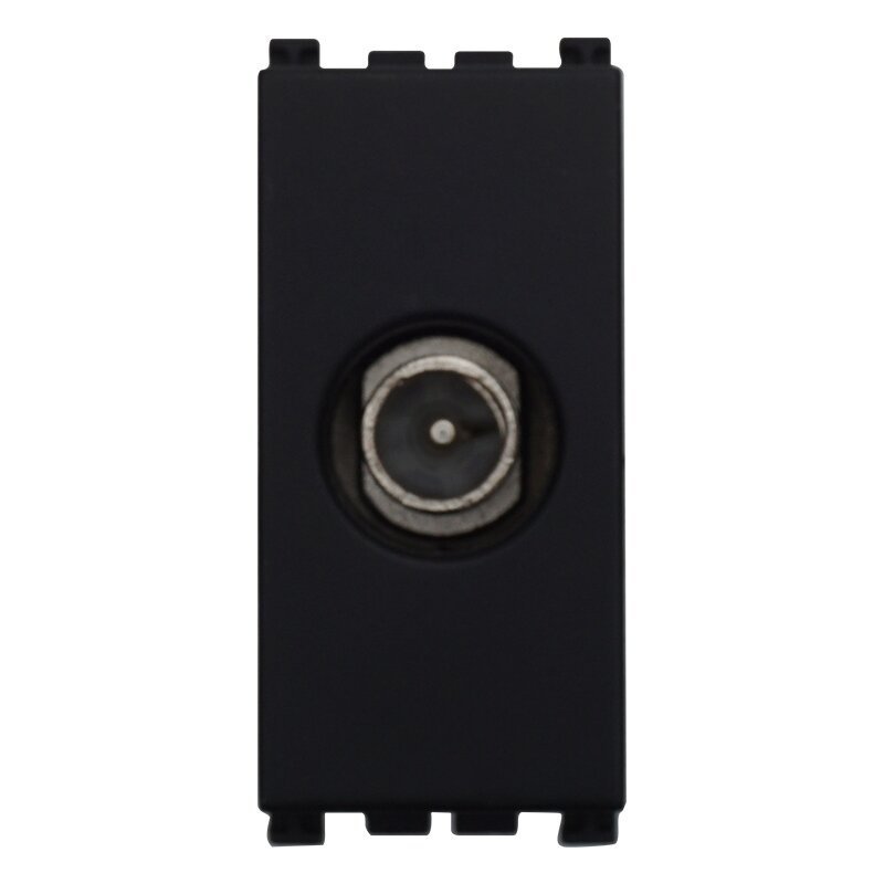 Connettore Presa TV Terminale Maschio Colore Nero Compatibile Con Vimar Arke