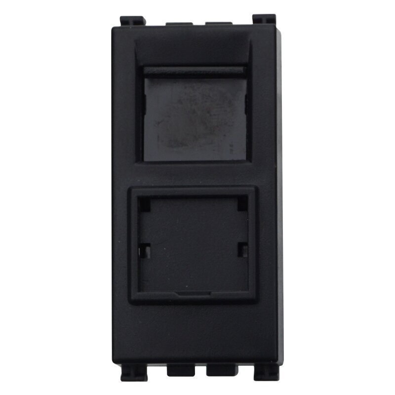 ETTROIT Connettore Rete Presa Dati RJ45 CAT5E Colore Nero Compatibile Con Vimar Arke