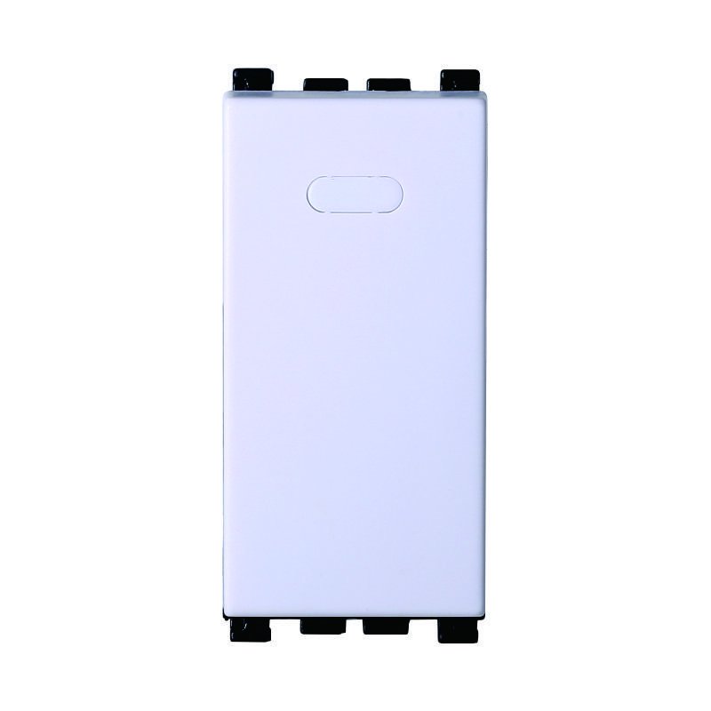 ETTROIT Interruttore 1P 16A Unipolare Colore Bianco Compatibile Con Vimar Arke